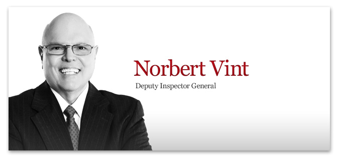 Image of Deputy Inspector General Norbert Vint